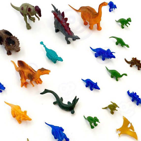 WOOPIE Dinosaurusų figūrų rinkinys, 34 vnt.