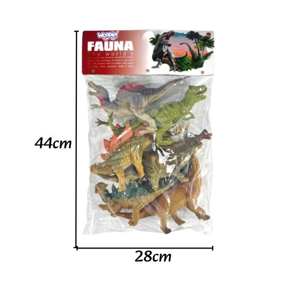 WOOPIE T-Rex Dinozaurų figūrų rinkinys, 6 vnt.