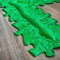 WOOPIE Jutiklinis Kilimas Ortopedinis Puzzle Gyvatė Žalia 6 vnt.