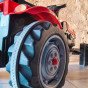 WOOPIE Pedalinis traktorius Farmer GoTrac Traktorius su tyliais ratais