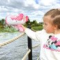 WOOPIE Burbuliukų šautuvas 91 skylučių, rožinis