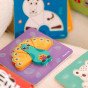 WOOPIE GREEN Mediniai galvosūkiai su gyvūnais Montessori FSC 34 vnt.