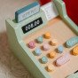 MEDVIDINĖ ŽALIOJI Medinė mokomoji pinigų kasa su priedais 23 vnt. FSC