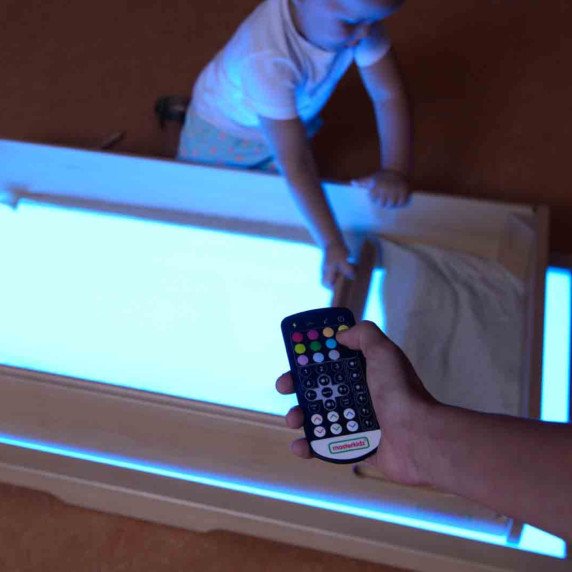 MASTERKIDZ Stačiakampė Smėlio Žaidimų Dėžė su LED Skydžiu