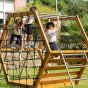 KOKĮKLINIO PASAULIO EDU Medinis žaidimų aikštelės XXL šravliavimo komplektas su šešiakampėmis formomis