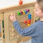 MASTERKIDZ Spalvingos drugelio formos skaičiavimo ir kiekių mokymo lentelė - Montesori edukacinė sieninė lentyna