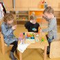 Didelis medinis Montesori siūlų įtraukiklis MASTERKIDZ