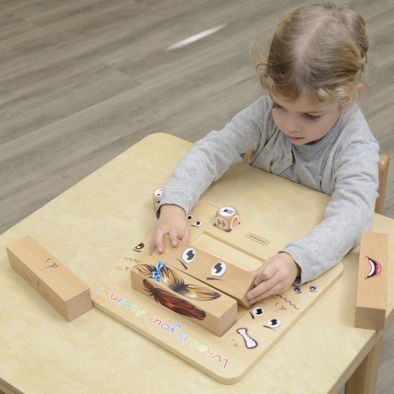 MASTERKIDZ Montessori emocijų atpažinimo lenta