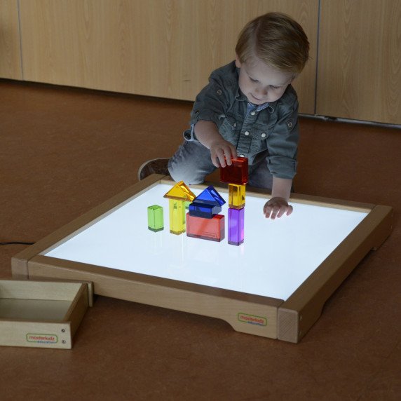 MASTERKIDZ LED šviesos panelis, keičiantis spalvą su nuotoliniu valdymu.