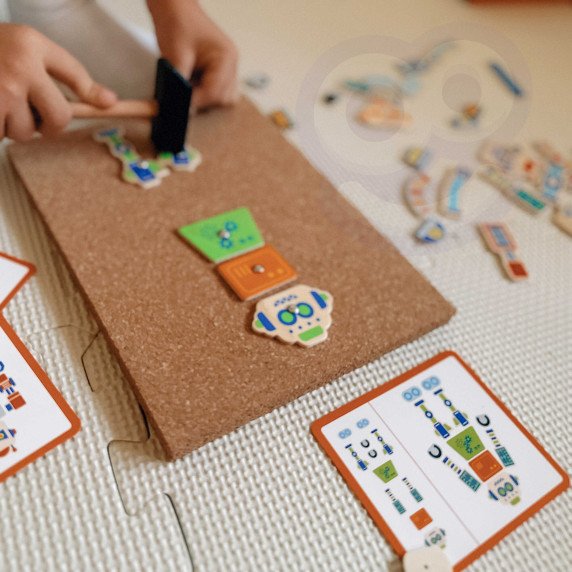 VIGA Medinis Nagų Menas 45 Dalis Montessori