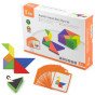 VIGA Tangram Medinis Loginis Žaidimas Galvosūkis FSC Sertifikuotas