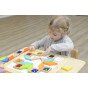 MASTERKIDZ Mokymosi rusys Montessori spalvų ir formų mokymosi mozaikos galvosūkis