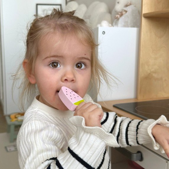 Medinis magnetinis ledų stovas iš TOOKY TOY firminės įmonės