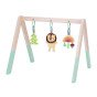 TOOKY TOY Kūdikio gimnastikos stovas su 3 minkštutėmis pakabučių