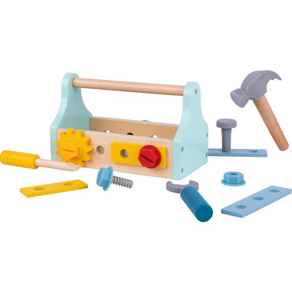TOOKY TOY Medinis įrankių dėžės rinkinys, 18 vnt.