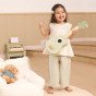 Viga Medinis Ukulelės Gitara vaikams Žalia su Muzikiniais Simboliais