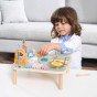 VIGA PolarB Edukacinis Stalas su Cymbalų Lempomis Montessori Sąyrio Sensory