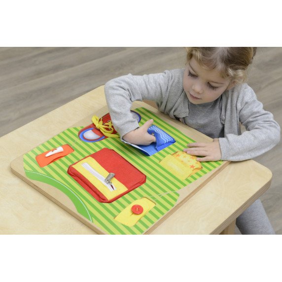 MASTERKIDZ Edukacinė lentelė įgūdžių mokymui Montessori drabužiai