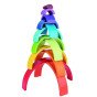 TOOKY TOY Medinis galvosūkis Montessori Vaivorykštė