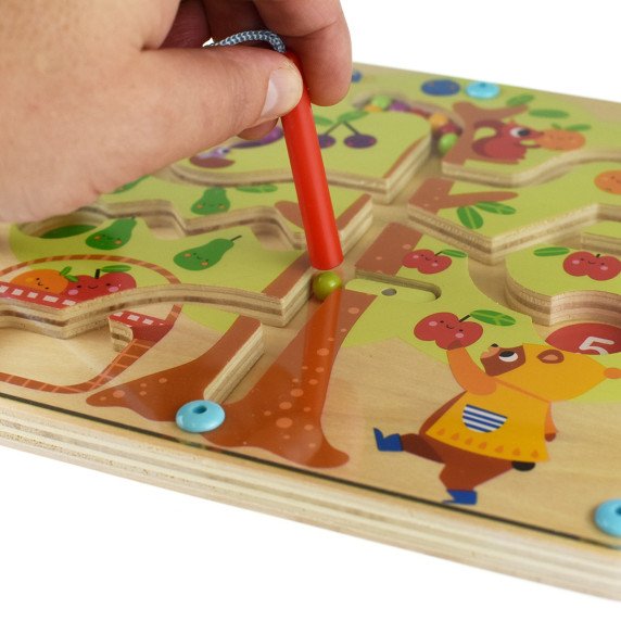 TOOKY TOY vaismedis su magnetiniu labirintu, mokantis skaičiuoti