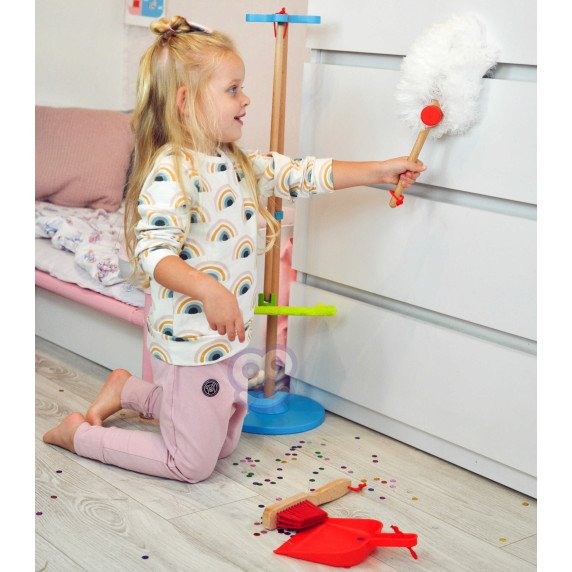 TOOKY TOY Medinis valymo rinkinys vaikams 6 vnt.