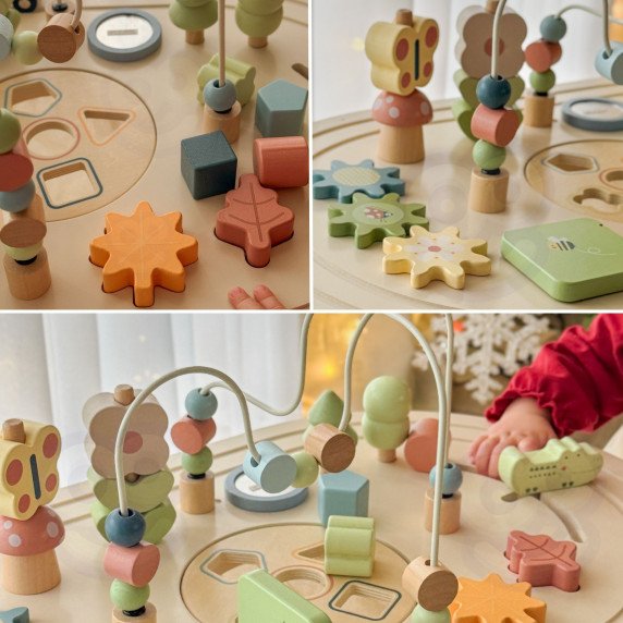 TOOKY TOY Medinis safari veiklos stalas