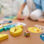 TOOKY TOY Įgūdžių žaidimas Su gyvūnų blokais FSC sertifikuoti