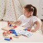 VIGA Mediniai statybiniai žaidimai 3D Montessori blokai