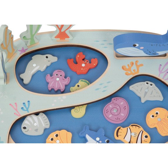 TOOKY TOY „Pagauk žuvį“ Montesori galvosūkis sugebėjimų žaidimas