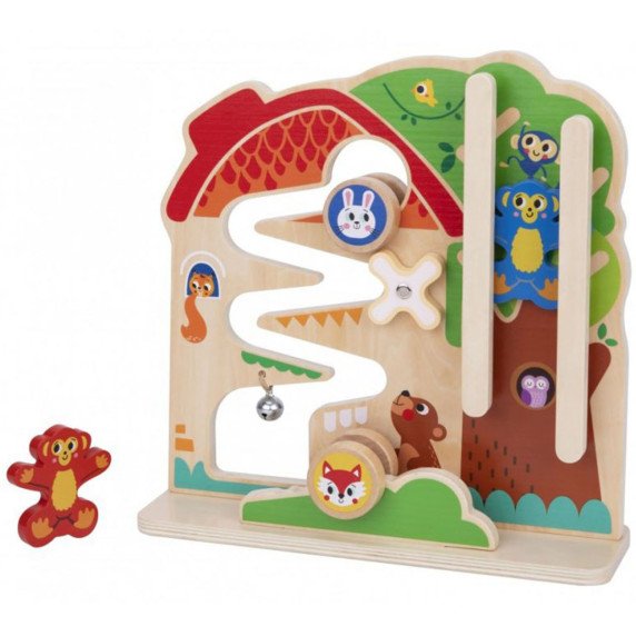 TOOKY TOY Medinis Montesori manipuliuojamas lankas