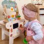 TOOKY TOY Sodo vežimėlis Medinė Parduotuvė 57 vnt.