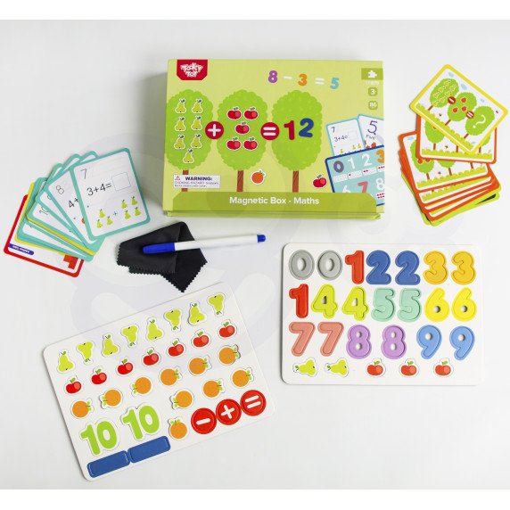 TOOKY TOY medinis magnetinis Montesori galvosūkis vaikams