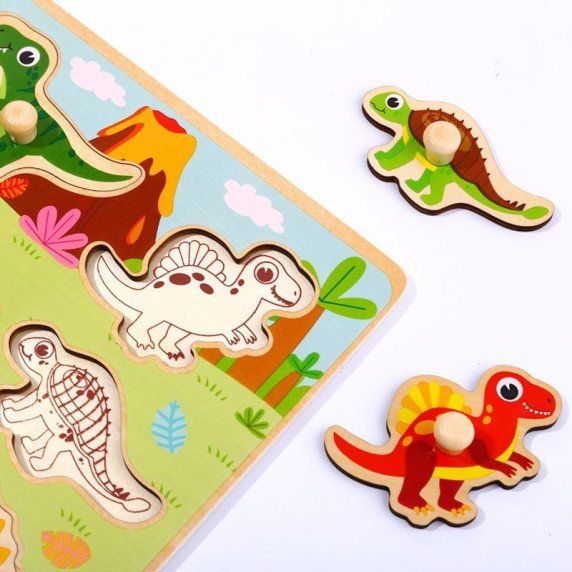 TOOKY TOY Medinis Montesori gyvatės formų galvosūkis