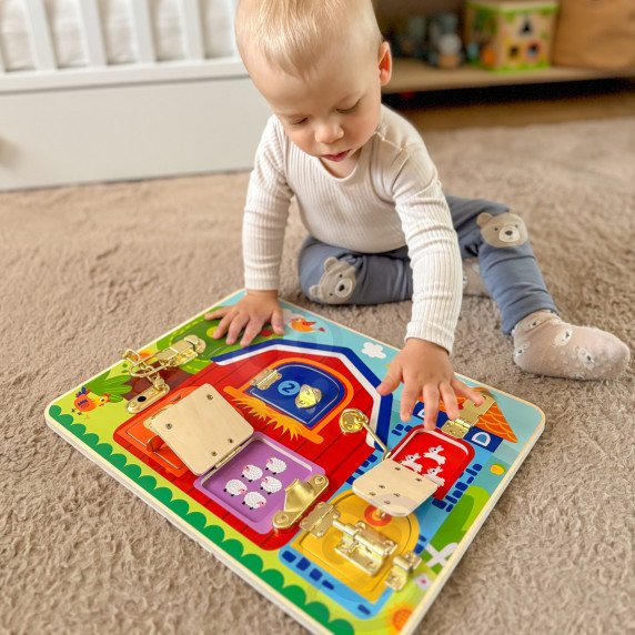 TOOKY TOY Manipuliacinis lentos pilys nuotraukos Ūkininkavimas