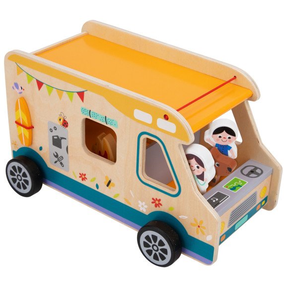 TOOKY TOY Mediniai kempingavimo veikėjai