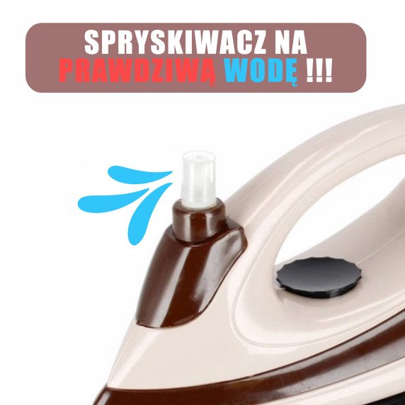 WOOPIE 2-in-1 rinkinys mažų buitinės technikos prietaisų: Siuvimo mašina su lygintuvu ir purkštuvu