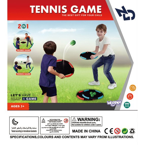 WOOPIE 2-in-1 Teniso Frizbė Arkadinė Žaidimo