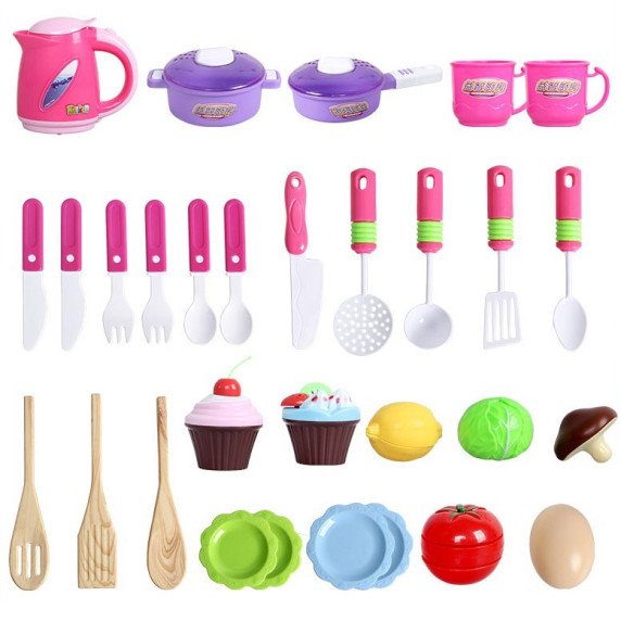 WOOPIE Kitchen MANO MAŽYNA VIRTUVĖ LIEČIAMASIS skydelis su garsu Vandens cirkuliacija Rožinė