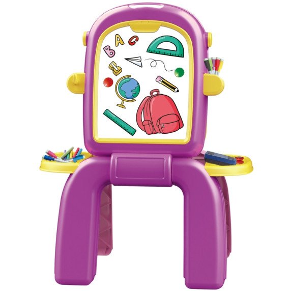 WOOPIE Dvigubaiškis tapybos stalas 2-in-1
