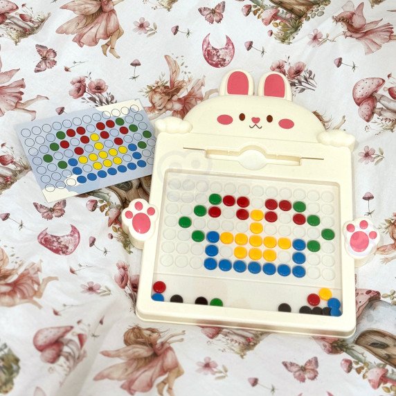 WOOPIE Magnetinė lentelė vaikams Montessori MagPad triušiukas