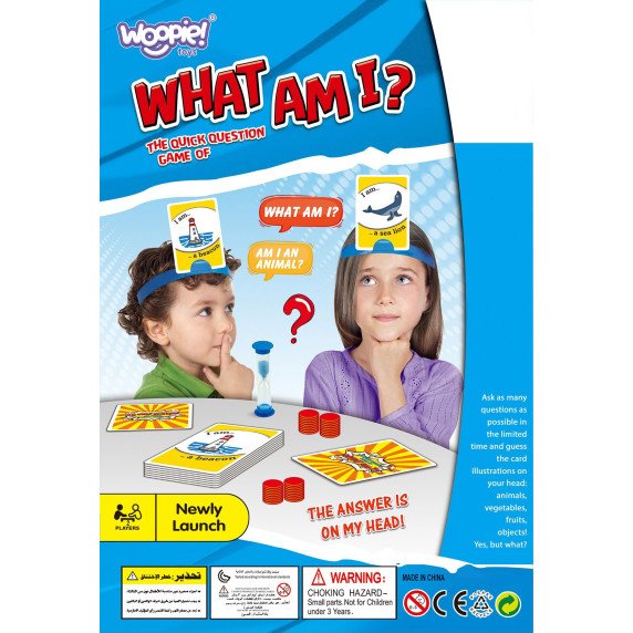 WOOPIE žaidimas: Atspėk, Kas Aš Esu? Skirta 2 Žaidėjams