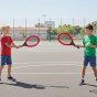 Dideli teniso badmintono raketės vaikams rinkinys + skrisulys