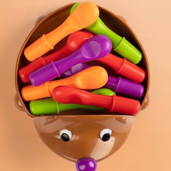 WOOPIE Šuntrūnas Rūšiuoklis Montessori Įgūdžių Žaidimas Mokymasis Skaičių ir Spalvų 4 viename