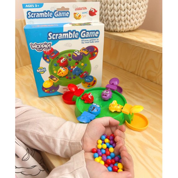 WOOPIE Arkadinė stalo žaidimo HUNGRY HAPPY FROG AND CROCODILES 3+