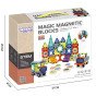 WOOPIE Magnetiniai Blokai 3D Rinkinys Pilies Transporto Priemonės 71 vnt.