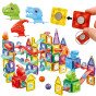 WOOPIE Magnetiniai statybiniai blokai 3D mokomas rinkinys kamuolių trasei 170 vnt.
