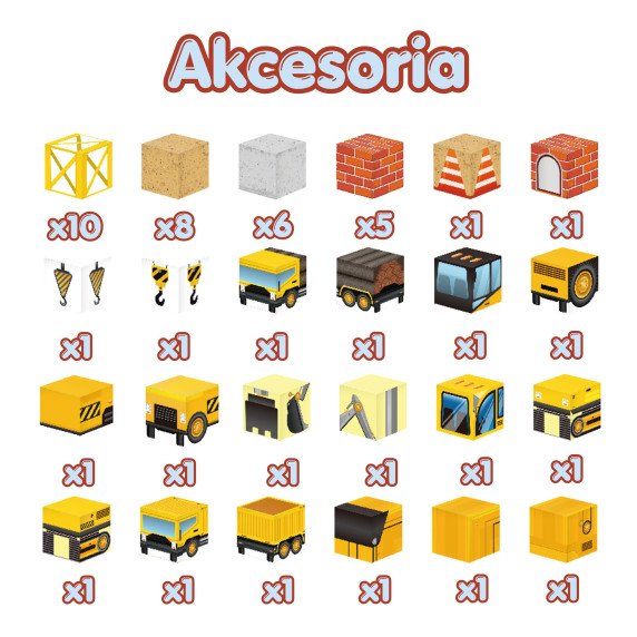 WOOPIE Magnetinės Statybos Kubai Statybos Aikštelė 49 vnt.