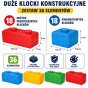WOOPIE statybos blokai XXL rinkinys su automobiliu, 43 vnt.
