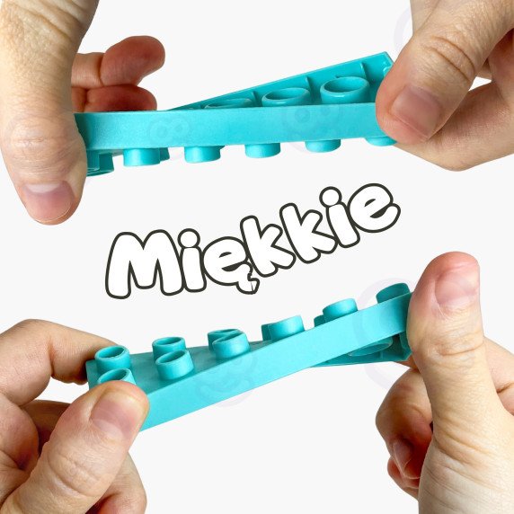 WOOPIE Minkštos Kubeliai Rinkinys 99 Vnt. Dėžutėje