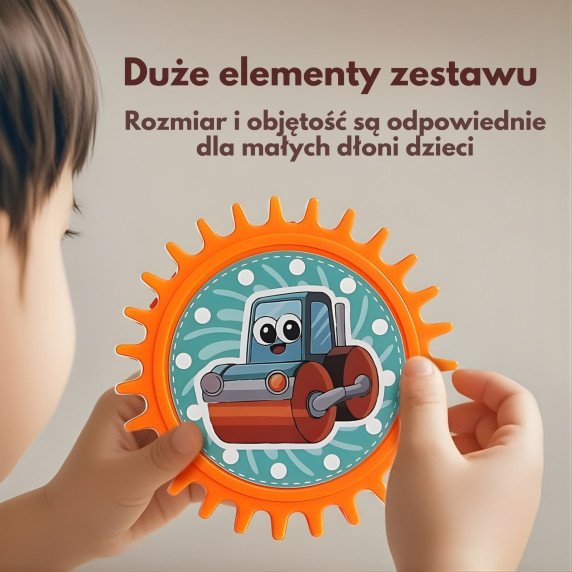WOOPIE Interaktyvūs statybiniai blokai Pavaros 18 vnt.